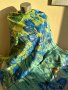 Мек и топъл зимен шал от кашмир с цветя, снимка 1 - Шалове - 42811698