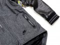 НОВО и НАМАЛЕНО! Nike WOOL LEATHER Jacket Дамско Яке Вълна + Естествена Кожа Размер М, снимка 4