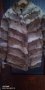 Кожено палто от заешки  кожи, снимка 1 - Палта, манта - 31057408