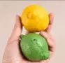 3D лимон голям силиконов молд форма калъп фондан шоколад гипс свещ, снимка 7