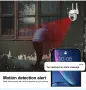 2 броя WiFi Камери за Наблюдение,Камери за видеонаблюдение. 1080P HD, Външни, Зум, Видео Сигурност, снимка 3