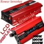  Инвертор с LCD дисплей 500w/1000w/2000w/4000W 12V/24V-220V, снимка 9