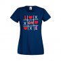 Дамска тениска Свети Валентин Tic Tac Toe Love 1, снимка 5