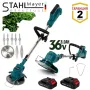 Акумулаторен Градински Тример за Трева Храсторезачка STAHLMAYER 36V 8.0AH Две Батерии, снимка 1