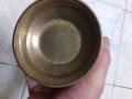 Масивна бронзова кана с удобна дръжка, снимка 3