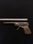 Стар метален пистолет играчка, снимка 5