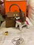 чанта Ермес Mini Kelly 19*Кели*HERMES KELLY 19 CRAIE Epsom Gold Hardware, снимка 12