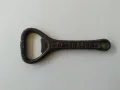 Винтажна чугунена отварачка за бутилки CROWN CORK OPENER Reg  RD 702661. САЩ, снимка 3