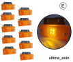 10 БРОЯ Жълти 12V 24V LED Диодни Габарити за камион платформа ремарке, снимка 1 - Аксесоари и консумативи - 44790233