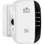Усилвател за безжичен интернет, WiFi Repeater, 300Mbps, Бял, снимка 6