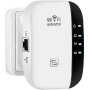 Усилвател за безжичен интернет, WiFi Repeater, 300Mbps, Бял, снимка 3