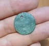 Стара монета ползвана за накит , снимка 2