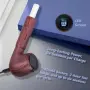 KinZon Jupiter Retro Pipe Vaporizer за сухи билки, 0.66" OLED дисплей с вибрация, прецизен контрол , снимка 4