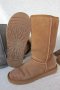 UGG®  аналог, топли зимни ботуши -100% естествена кожа - велур, N- 37 - 38, бежави, снимка 8