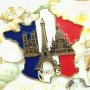 Магнит за хладилник Франция , Париж , айфелова кула , френско знаме, снимка 3