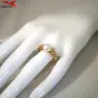 Пръстен с 14К златно покритие 224955, снимка 4