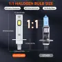 LED крушки H1 200W с вграден вентилатор – T122-H1, снимка 2