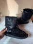 MOHITO Черни боти тип апрески 38 номер с блестящи връзки и лачено и матово лого на марката 🖤🖤🖤, снимка 1
