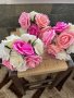 Букет от вечни рози Свети Валентин за празника на влюбените романтичен подарък, снимка 3