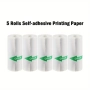Хартия за мини Bluetooth принтер без мастило-печат на скици,снимки,текст и етикети, снимка 5