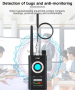 K18S Професионален Детектор за Камери GPS Сигнал Радио Тракер GSM Аудио Бъг 1MHz-8000MHz Магнитомер, снимка 9