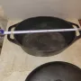 огромен масивен чугунен съд за печене, снимка 2