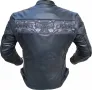 Кожено яке MotoMall Skull Chopper Master естествена кожа размери от S до 8XL , снимка 4