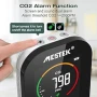 детектор CO2 сензор монитор за качество на въздуха MESTEK детектор на въглероден диоксид, снимка 4