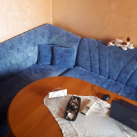Ъглов диван с опция сън 2.50/2.50см, снимка 5 - Спални и легла - 44651883