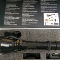 Мощен Акумулаторен LED Фенер за Оръжие Лед Прожектор за Пушка и лов, снимка 1 - Екипировка - 29554345