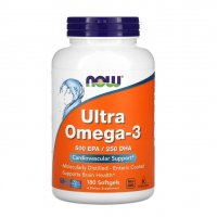 NOW Foods Ultra Omega 3 | Омега 3, 180 дражета / СУПЕР ЦЕНА!, снимка 1 - Хранителни добавки - 31692391