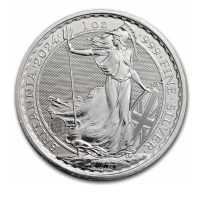 Великобритания 2024 - 2 паунда - "Британия" - 1 OZ – Сребърна монета, снимка 4 - Нумизматика и бонистика - 44752173
