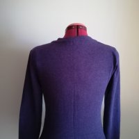 Лилава жилетка + лилав пуловер без ръкави, снимка 5 - Комплекти - 30485774