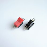 Български ключ, 6pin, 2 положения, червен/черен, 26x13mm, снимка 1 - Друга електроника - 42609241