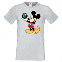 Мъжка тениска Mickey Mouse Skoda Подарък,Изненада,Рожден ден, снимка 5 - Тениски - 36577630