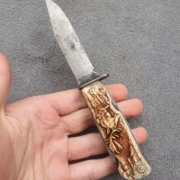 Уникален стар Немски Мултифункционален нож острие къмпинг туризъм риболов , снимка 5 - Ножове - 42746860