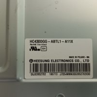 LG 43UK6470PLC със счупен екран - EAX67209001(1.5)/EAX67872805(1.1) Панел HC430DGG-ABTL1-A11X, снимка 3 - Части и Платки - 35342916