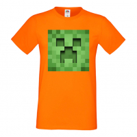 Мъжка тениска Creeper Face 3,майнкрафт,Minecraft,Игра,Забавление,подарък,Изненада,Рожден Ден., снимка 12 - Тениски - 36492795