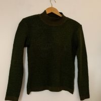 Зелена блуза xs/s, снимка 5 - Блузи с дълъг ръкав и пуловери - 39094918