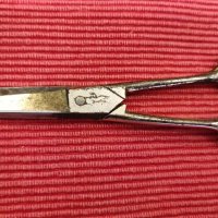 Стара ножица Mann & Federlein, Solingen. , снимка 5 - Антикварни и старинни предмети - 39862797