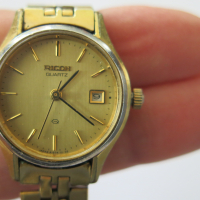 Дамски ретро часовник RICOH Quartz 674001, позлатен., снимка 14 - Дамски - 44636748
