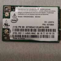 Intel WM3945ABG MOW2 Wi-Fi карта за лаптоп, снимка 1 - Части за лаптопи - 38428686