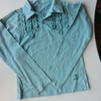 блузка с яка и къдрички, снимка 1 - Детски тениски и потници - 37432198