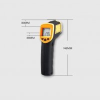 Лазерен промишлен инфрачервен безконтактен термометър, снимка 4 - Други инструменти - 36831196