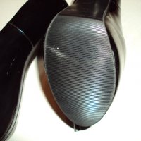 Черни лачени обувки с 18см ток, снимка 8 - Дамски елегантни обувки - 29922082