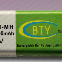 ANIMABG Презареждащи батерии PP3 9V
