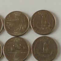 8 бр.US 25 цента от различни Щати с герб., снимка 4 - Нумизматика и бонистика - 40403537