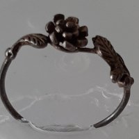 Сребърен пръстен на100години, снимка 2 - Антикварни и старинни предмети - 31830106