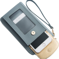 Дамска чанта портмоне за телефон, за през рамо, малка мини чанта, снимка 6 - Чанти - 44774607