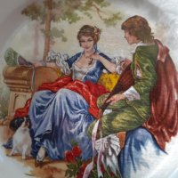 Стар порцелан колекционерска чиния, снимка 3 - Антикварни и старинни предмети - 38439886
